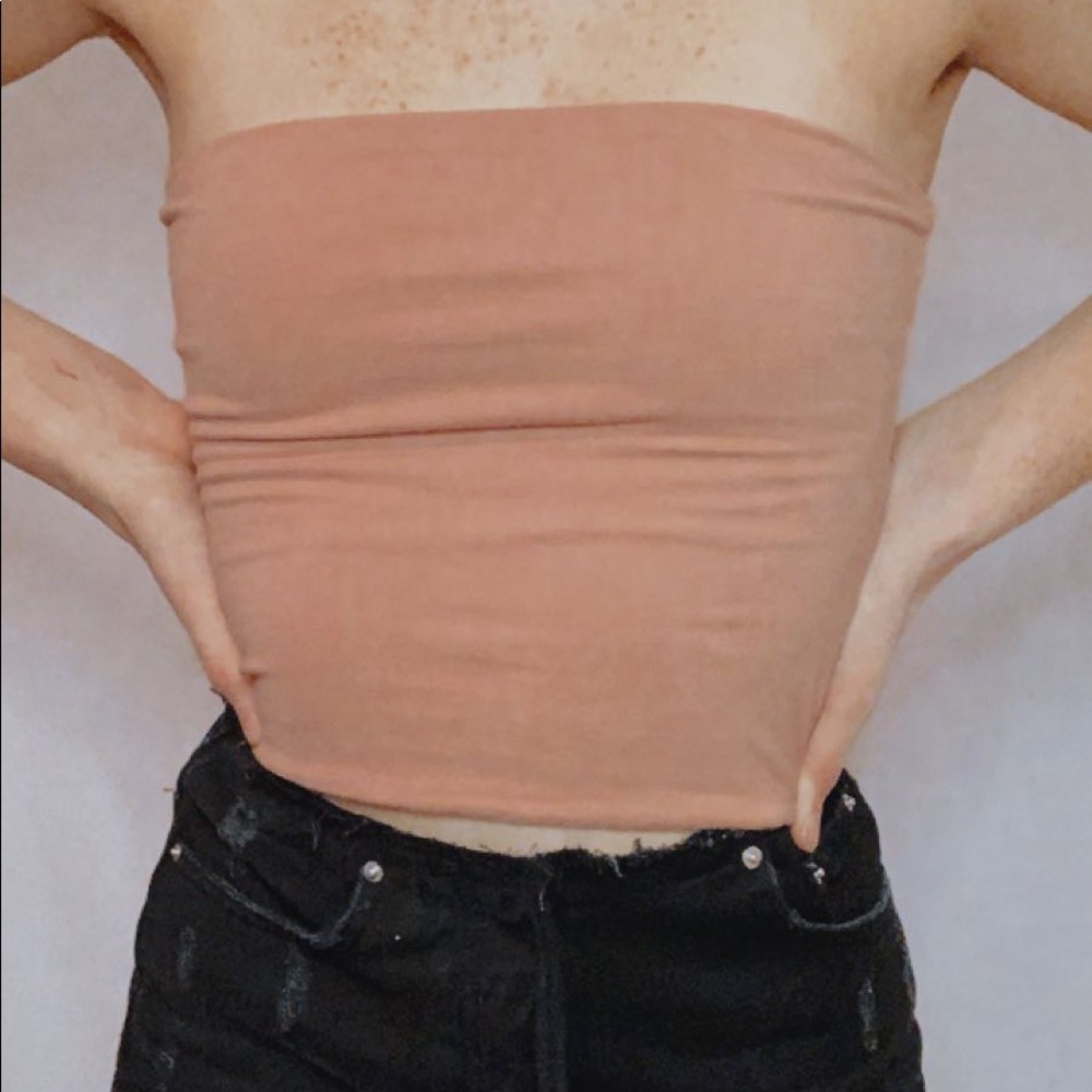 Brandy Melville Pink Tube Top